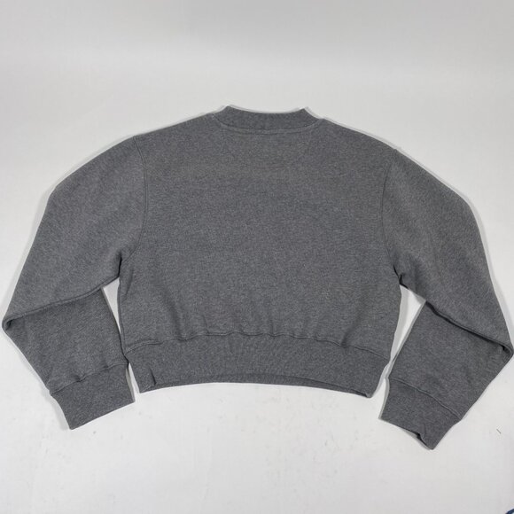 GAP x CULT GAIA Grey Crop Logo Sweatshirt - Picture 3 of 6